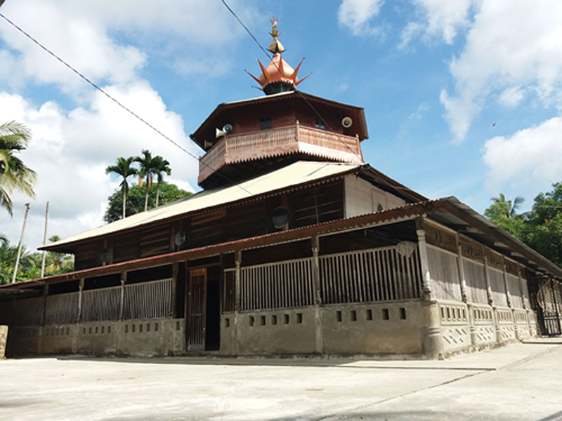 Situs peninggalan sejarah Masjid Nurul Huda Desa Pulo Kambing yang didirikan pada tahun 1909